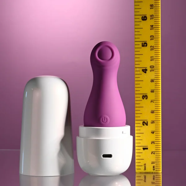 Playboy Pleasure THE JET SET - TAPPING - Purple 10.2 cm Tapping Stimulator with Charging Case — image 8 of 9