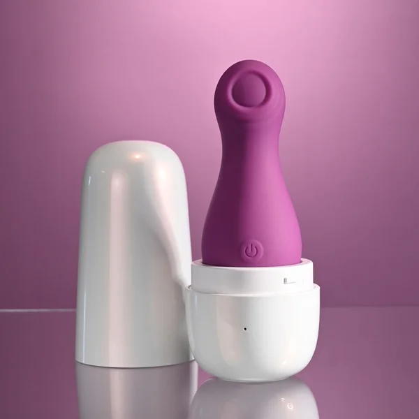 Playboy Pleasure THE JET SET - TAPPING - Purple 10.2 cm Tapping Stimulator with Charging Case — image 4 of 9
