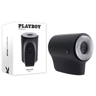 playboy pleasure come along usb rechargeable vibrating stroker