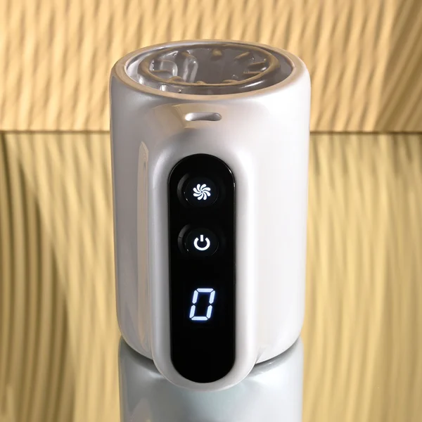 Playboy Pleasure SPIN DOCTOR - White USB Rechargeable Vibrating & Spinning Stroker — image 2 of 9
