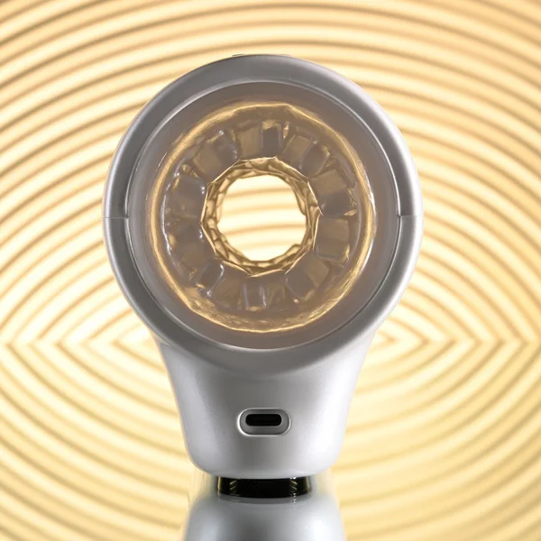 Playboy Pleasure SPIN DOCTOR - White USB Rechargeable Vibrating & Spinning Stroker — image 4 of 9