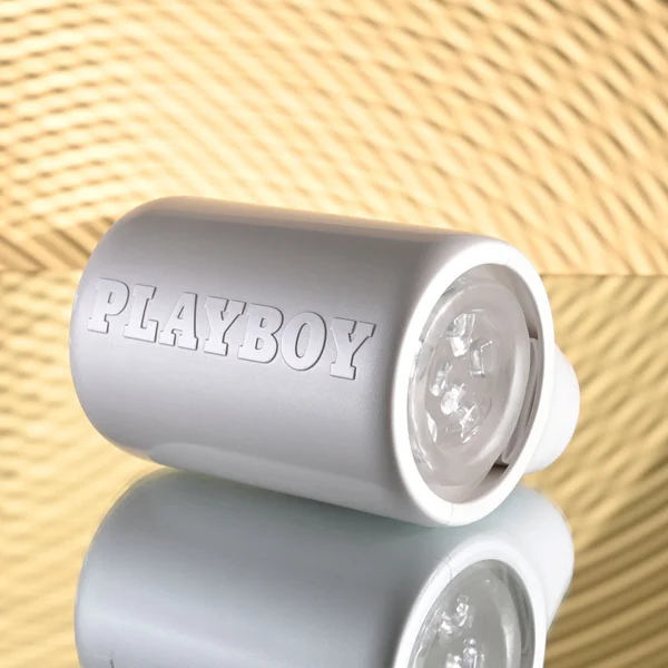 Playboy Pleasure SPIN DOCTOR - White USB Rechargeable Vibrating & Spinning Stroker — image 5 of 9