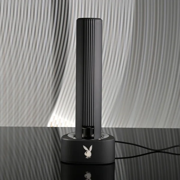 Playboy Pleasure PLEASURE ZONE - Black 21.4 cm Rechargeable Vibrator with USB Charging Dock — image 5 of 9