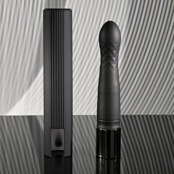 Playboy Pleasure PLEASURE ZONE - Black 21.4 cm Rechargeable Vibrator with USB Charging Dock — image 3 of 9