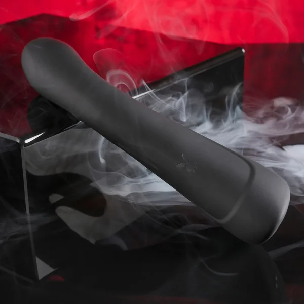Playboy Pleasure THATS THE SPOT - Black 23.3 cm USB Rechargeable Rabbit Vibrator with G-Spot Tapper — image 7 of 9