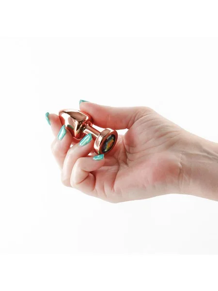 Rear Assets Petite - Rose Gold with Rainbow Gem — image 6 of 6