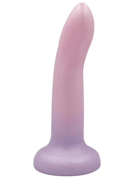 Pleasures by Playful 5 inch Dong - Pink to Purple — image 2 of 6