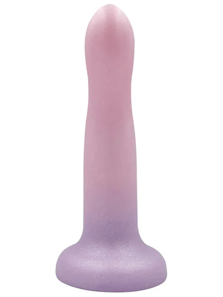 Pleasures by Playful 5 inch Dong - Pink to Purple — image 3 of 6