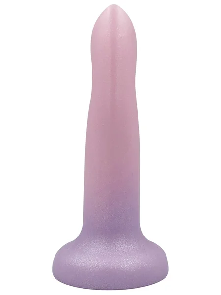 Pleasures by Playful 5 inch Dong - Pink to Purple — image 4 of 6