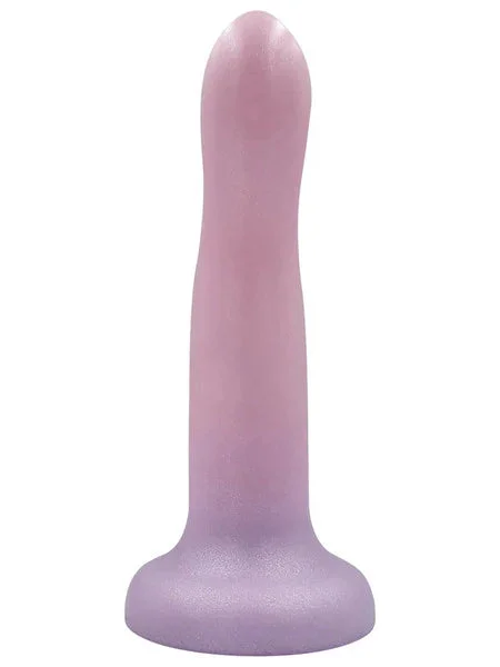Pleasures by Playful 6 inch Dong - Pink to Purple — image 3 of 7
