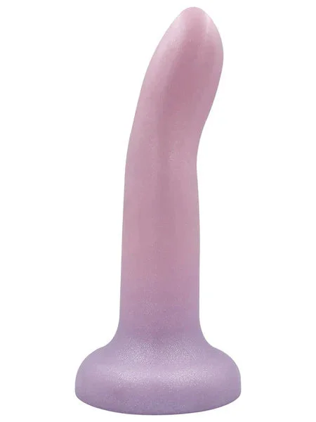 Pleasures by Playful 6 inch Dong - Pink to Purple — image 2 of 7