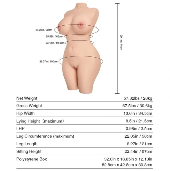 Tantaly BADD ANGEL Body Sex Doll - FAIR