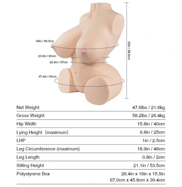 Tantaly NICOLE 2.0 Adult Sex Doll with Papaya Boobs