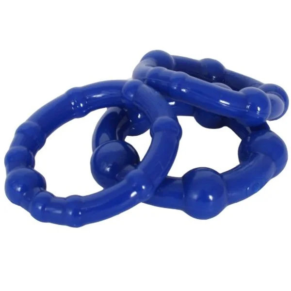 Club X Stay Hard Beaded Cockrings 3 Pack — image 3 of 3