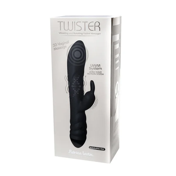 Adrien Lastic Twister Black Vibrator — image 4 of 4
