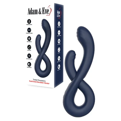 adam and eve twisted temptations 88 double ended bendable vibrator