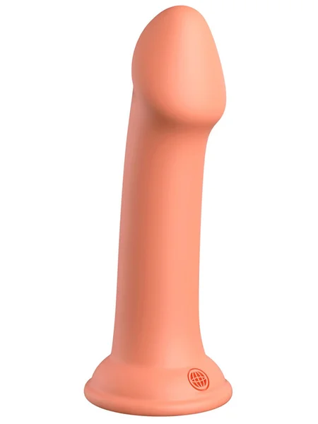 Dillio Platinum Big Hero 6in Peach Dildo — image 2 of 5