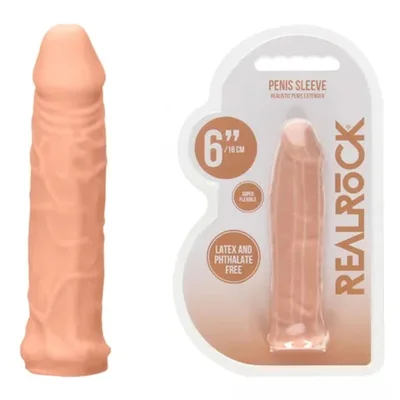 realrock penis sleeve 6 flesh