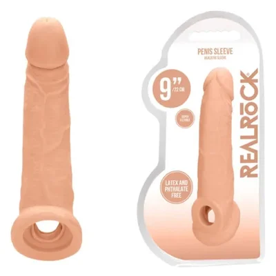 realrock penis sleeve 9 flesh
