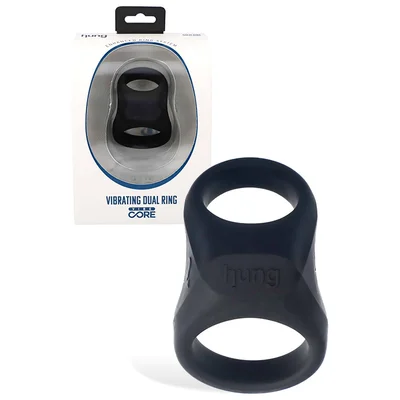 hung dual vibrating couples ring with remote control