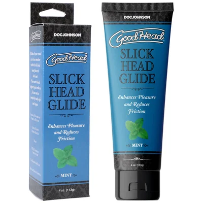 goodhead slick head glide mint mint flavoured lubricant 120 ml tube