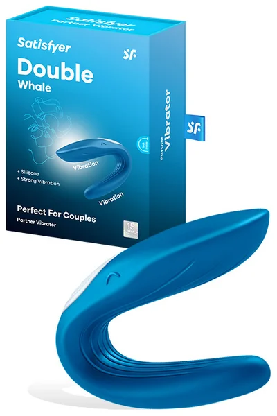 Satisfyer Double Whale 3.4" Couples Vibrator — image 5 of 8