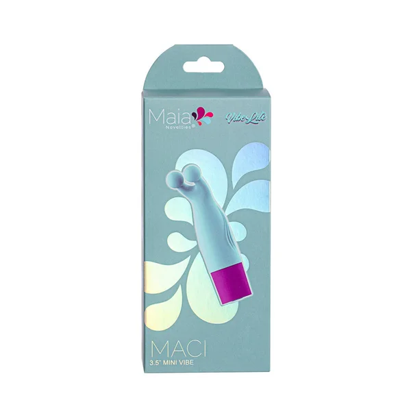 Maia MACI - Light Blue 8.9 cm USB Rechargeable Bullet — image 6 of 6