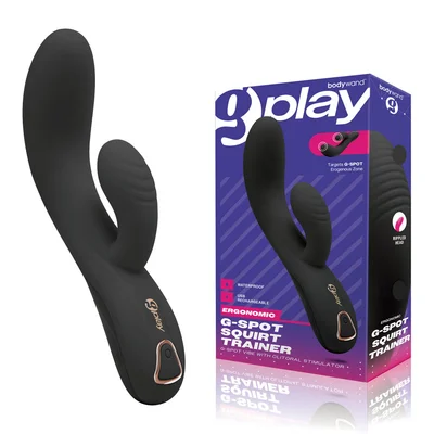 bodywand g play g spot squirt trainer black 19 cm usb rechargeable vibrator