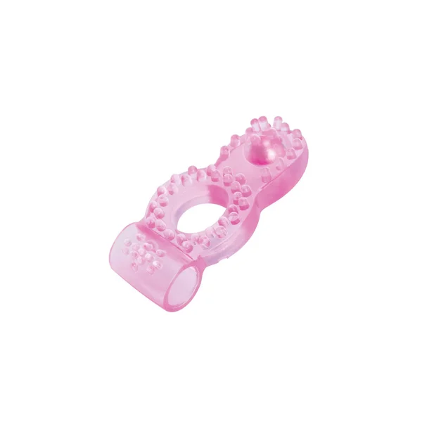 Bodywand Rechargeable Deluxe Orgasm Enhancer Ring - Pink USB Rechargeable Vibrating Cock Ring — image 4 of 5