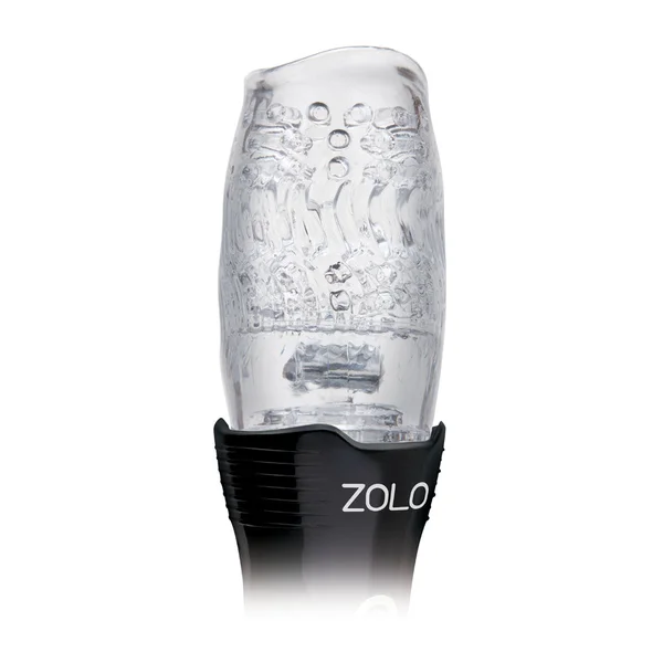 Zolo The Original Gawk Gawk - Clear USB Rechargeable Vibrating, Rotating & Thrusting Masturbator — image 4 of 6