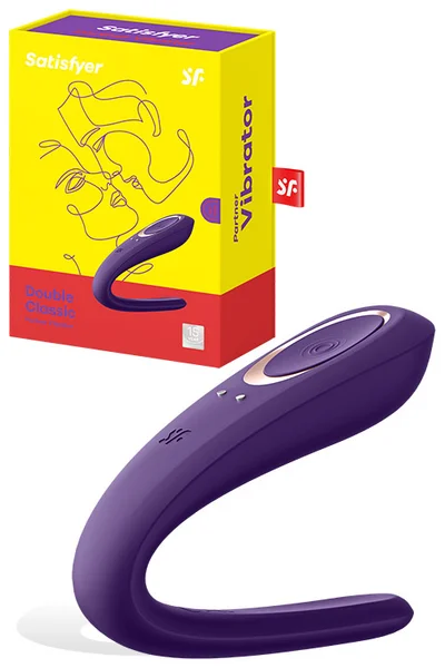 Satisfyer Double Classic 3.7" Couples Vibrator — image 5 of 8