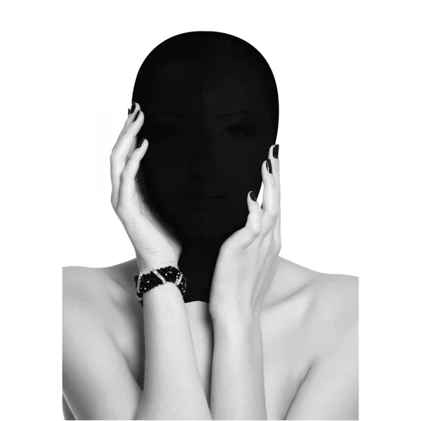 OUCH! Subjugation Mask - Black Hood Mask — image 3 of 3