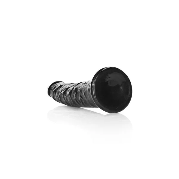 REALROCK Realistic Slim 6'' without Balls Black Dildo — image 4 of 4