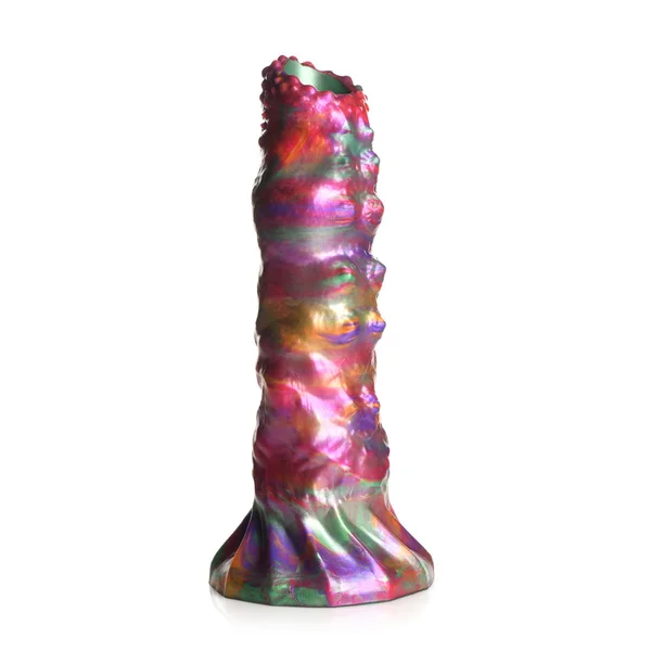 Creature Cocks Larva Silicone Dildo - Coloured 22.9 cm Fantasy Dildo with Eggs — image 7 of 9