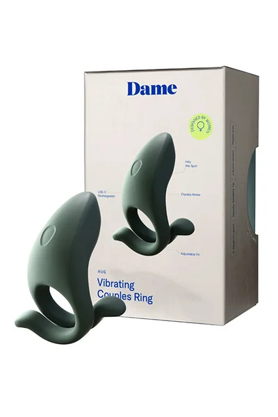 Dame Hug 4" Adjustable Vibrating Couples Ring — image 7 of 9