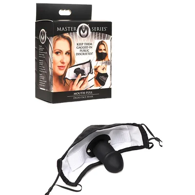 master series mouthful dildo face mask