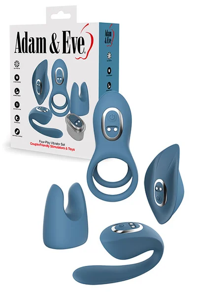 Adam and Eve Four Play Couples Vibrator Set — image 5 of 12
