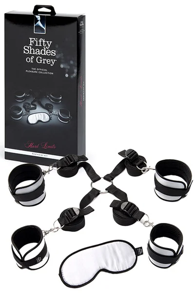 Fifty Shades Hard Limits Underbed Restraint Kit With Blindfold — image 9 of 16