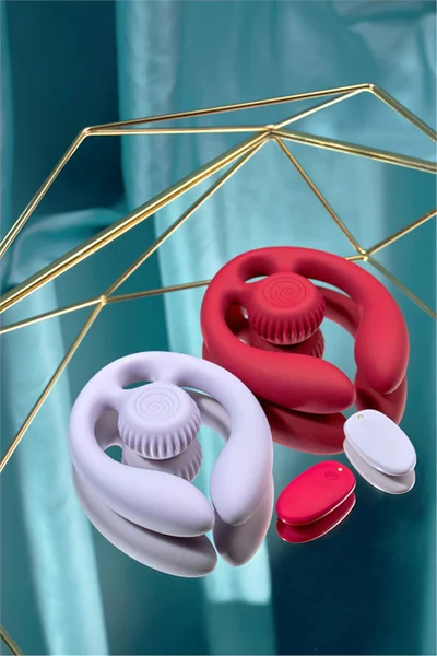 SVibe Gizi Duo 4.3" Couples Vibrator with Remote Control