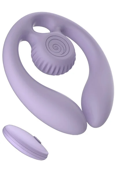 SVibe Gizi Duo 4.3" Couples Vibrator with Remote Control