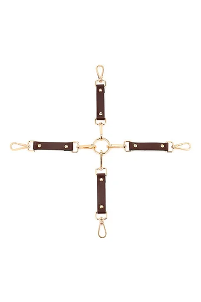 Adam and Eve Mahogany Desires 10pce Leather Bondage Set With Travel Case — image 6 of 6