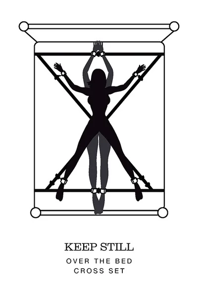Fifty Shades Keep Still Over The Bed Cross Restraint Kit With Blindfold — image 5 of 5