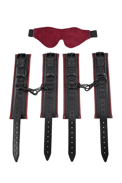 Sportsheets Saffron Under the Bed Restraint System With Cuffs & Eye Mask — image 3 of 6