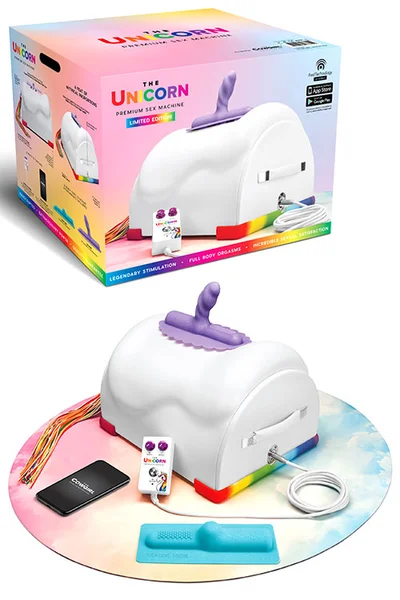 Cowgirl The Unicorn Premium Riding Sex Machine With App Control & 2 Silicone Attachments — image 7 of 12