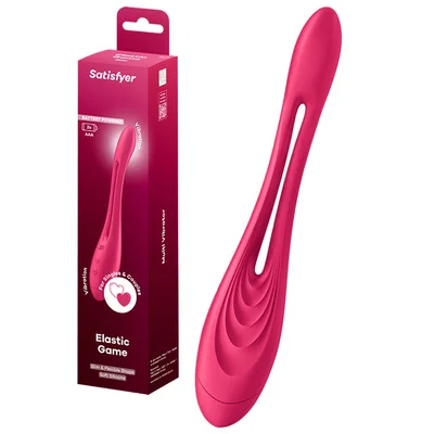 satisfyer elastic game 81 battery operated multi use vibrator