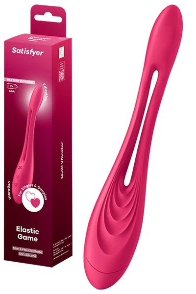 Satisfyer Elastic Game 8.1" Battery Operated Multi Use Vibrator — image 6 of 10