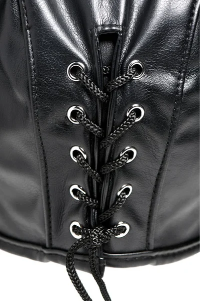 Master Series Dungeon Demon 8.5" Bondage Hood with Horns — image 11 of 18