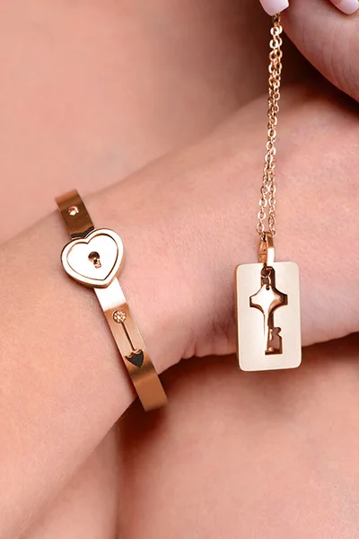 Master Series Cuffed Locking Bracelet & Key Necklace — image 18 of 18