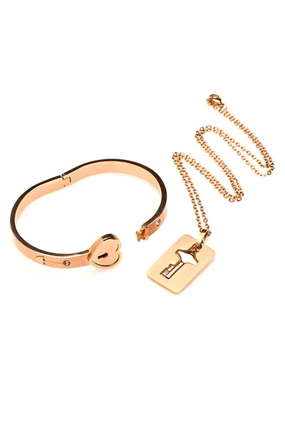 Master Series Cuffed Locking Bracelet & Key Necklace — image 2 of 18
