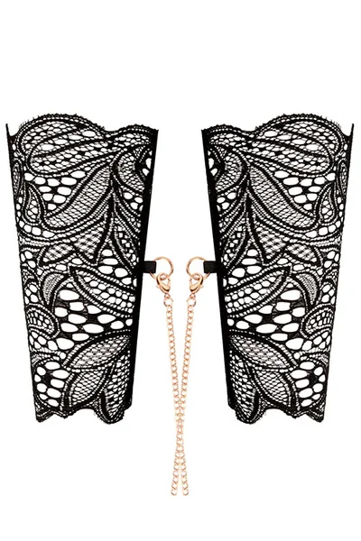 Rosy Gold Nouveau Lace Cuffs and Collar — image 4 of 5